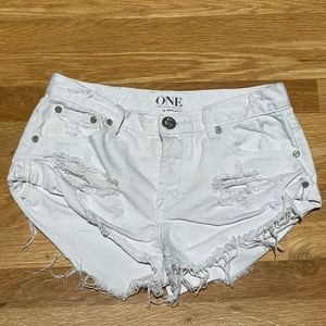 One Teaspoon White Bandits